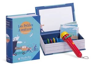 livre lampe à histoires les petites aventures Moulin Roty